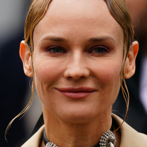 Diane Kruger lors du défilé Miu Miu prêt-à-porter automne-hiver 2023/2024 lors de la Fashion Week de Paris (PFW), à Paris, France, le 7 mars 2023. © Pierre Perusseau/Bestimage 