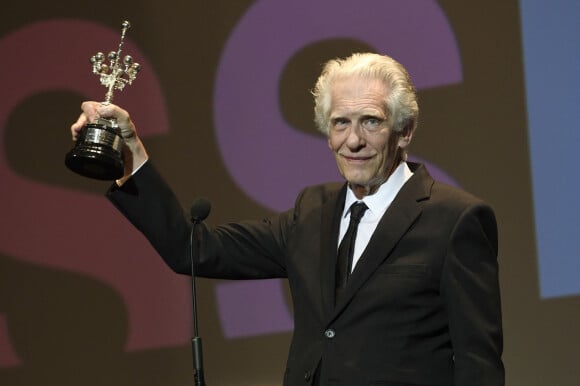 David Cronenberg reçoit un Donastia Award lors du 70ème Festival du Film de Saint-Sébastien, le 22 septembre 2022. © Future-Image via Zuma Press/Bestimage