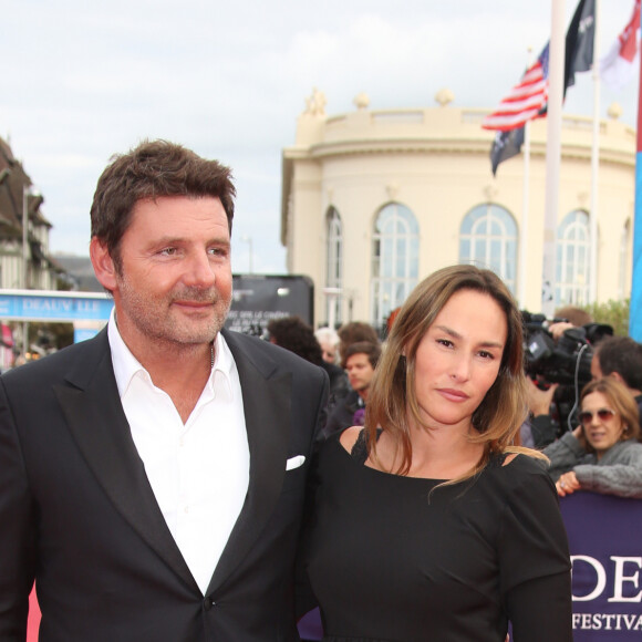 Vanessa Demouy et son mari Philippe Lellouche - Avant-première du film "Everest" et soirée d'ouverture lors du 41ème Festival du film américain de Deauville, le 4 septembre 2015.