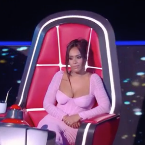Amel Bent s'est excusée face au candidat
The Voice, émission du 1er avril 2022.