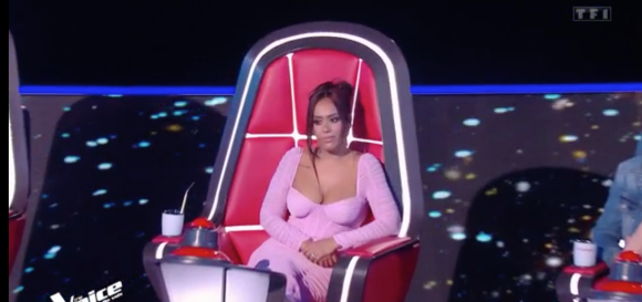 Amel Bent s'est excusée face au candidat
The Voice, émission du 1er avril 2022.