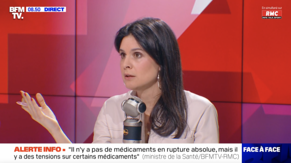 Apolline de Malherbe se dit "sidérée" en évoquant le débat sur la fin de vie avec le ministre de la Santé, François Braun, dans son émission "Face à Face" sur BFMTV