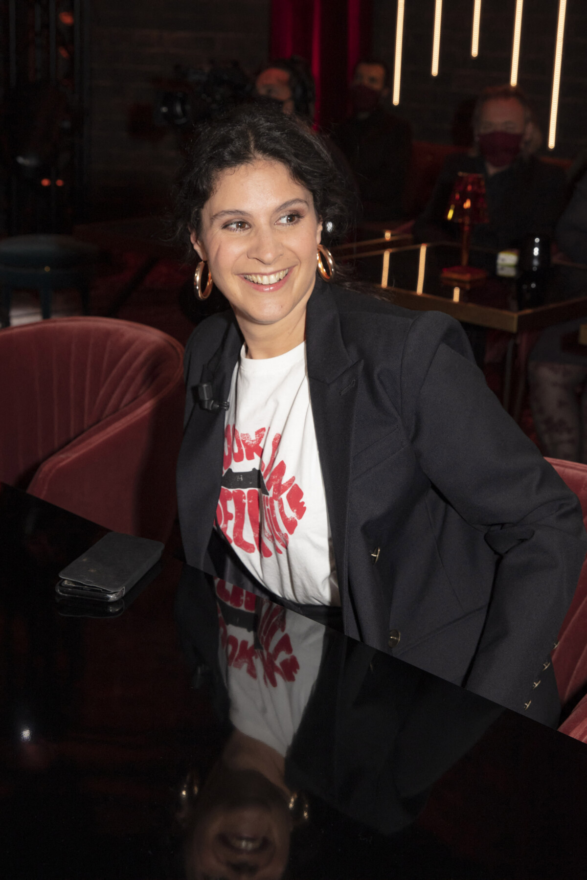 Photo Exclusif Apolline de Malherbe Enregistrement de l'émission