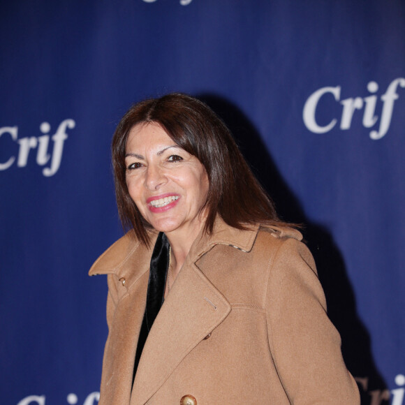 Anne Hidalgo - Photocall du 37ème dîner annuel du conseil représentatif des institutions juives de France (CRIF) au Carrousel du Louvre à Paris. Le 13 février 2023 © Jonathan Rebboah / Panoramic / Bestimage