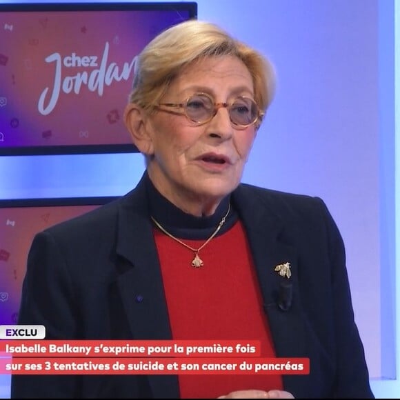 Isabelle Balkany dans l'émission "Chez Jordan" sur C8.