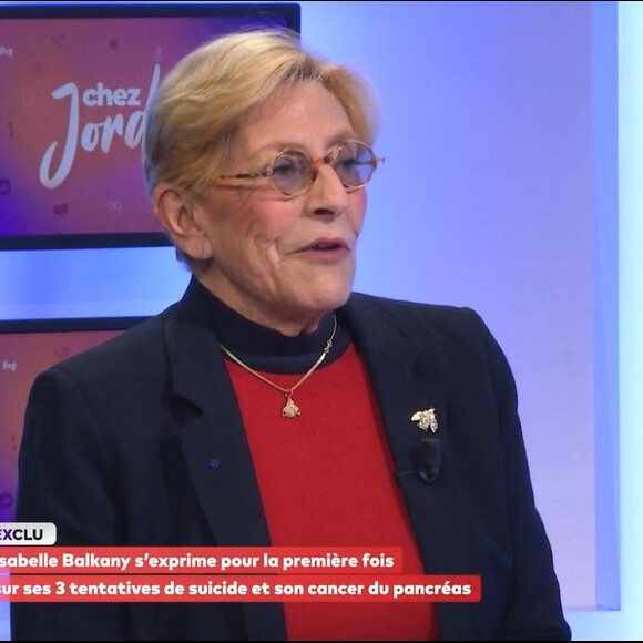 Isabelle Balkany dans l'émission "Chez Jordan" sur C8.