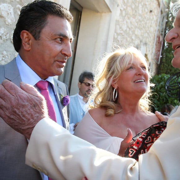 Mariage de Charlotte de Turckheim et Zaman Hachemi à la mairie d'Eygalières, en Provence, le 31 août 2012.