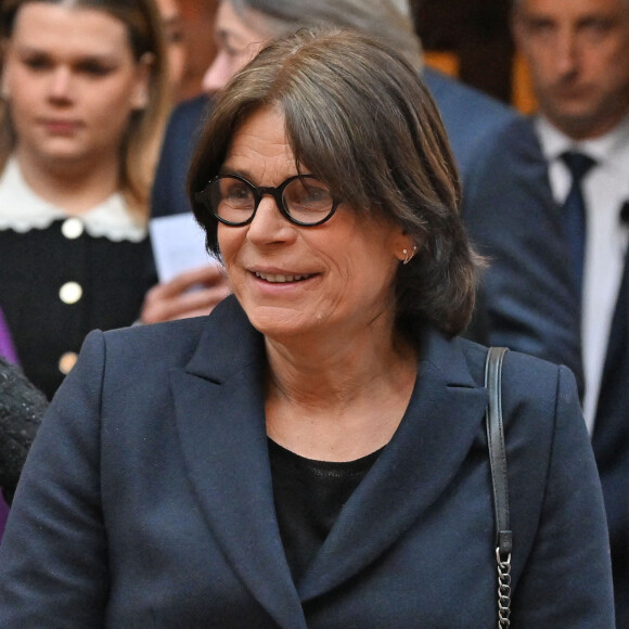 Le Prince Rainier III aurait eu 100 ans cette année. 
La princesse Stéphanie de Monaco - Sortie de la messe en mémoire du prince Rainier III en la cathédrale de Monaco. © Bruno Bebert / Bestimage