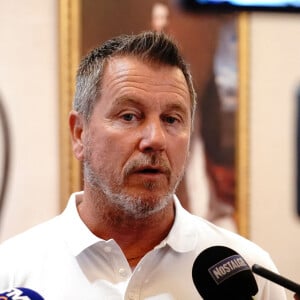 Pascal Olmeta (président de l'association Un sourire, un espoir pour la vie) - Présentation du "Match des légendes", match caritatif avec les anciens internationaux français à Nice, France, le 25 mai 2022. © Norbert Scanella/Panoramic/Bestimage 