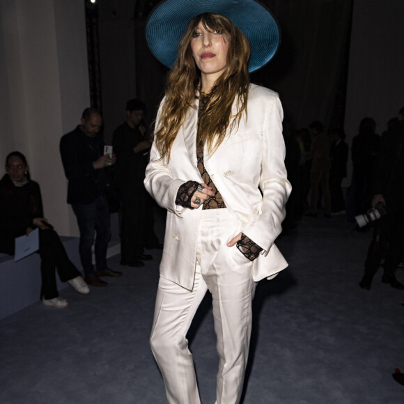 Lou Doillon - Front Row du défilé Jean-Paul Gaultier (JPG) x Haider Ackermann "Collection Haute Couture Printemps/Eté 2023" lors de la Fashion Week de Paris (PFW), le 25 janvier 2023. No web pour la Belgique et la Suisse. 