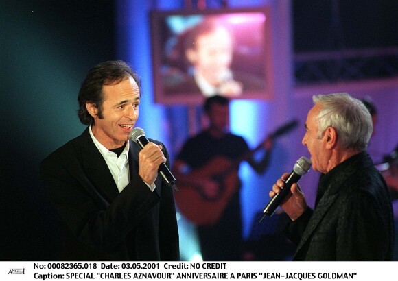 Jean-Jacques Goldman et Charles Aznavour.