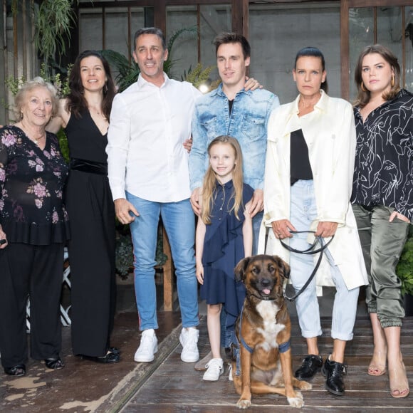 Maguy Ducruet, Kelly-Marie Lancien et son mari Daniel Ducruet, Linoué Ducruet, Louis Ducruet, la princesse Stéphanie de Monaco, Camille Gottlieb - Défilé Alter Designs mode homme printemps-été 2020, le premier défilé de Pauline Ducruet dans le cadre de la Fashion Week de Paris à la Cartonnerie à Paris le 18 juin 2019. © Cyril Moreau/Bestimage