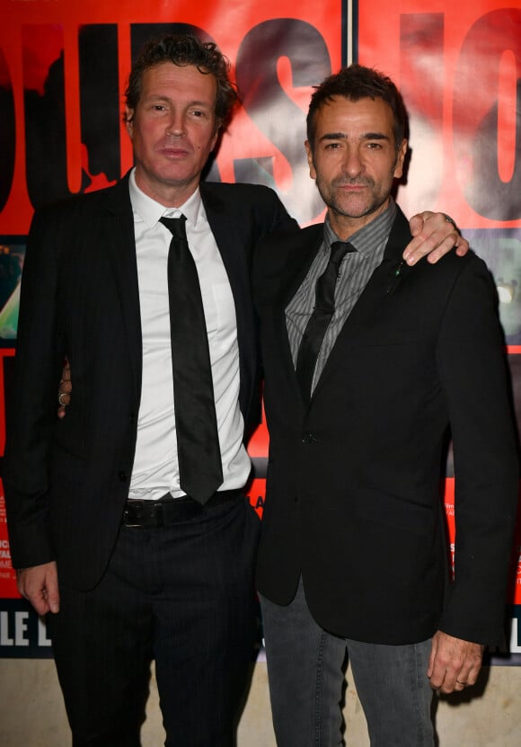 Le réalisateur David Lanzmann, Mikaël Fitoussi lors de l'avant-première du film "Jours sauvages" au cinéma Max Linder à Paris le 3 avril 2023. © Veeren / Bestimage