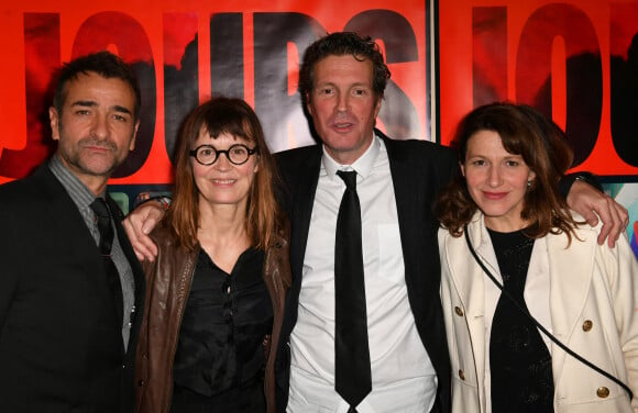 le réalisateur David Lanzmann et Caroline Ducey lors de l'avant-première du film "Jours sauvages" au cinéma Max Linder à Paris le 3 avril 2023. © Tony Fitoussi / Bestimage