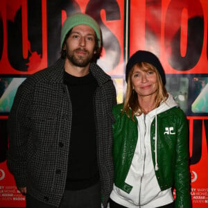 Axelle Laffont et son compagnon Romain Sichez lors de l'avant-première du film "Jours sauvages" au cinéma Max Linder à Paris le 3 avril 2023. © Veeren / Bestimage