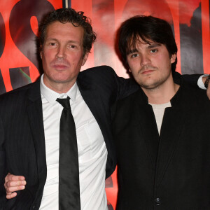 le réalisateur David Lanzmann, Alain-Fabien Delon lors de l'avant-première du film "Jours sauvages" au cinéma Max Linder à Paris le 3 avril 2023. © Veeren / Bestimage