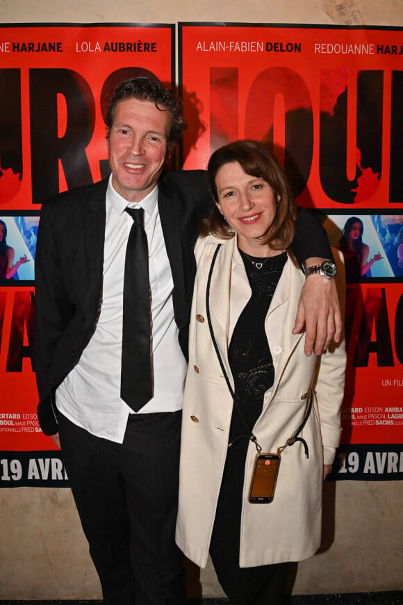 le réalisateur David Lanzmann et Caroline Ducey lors de l'avant-première du film "Jours sauvages" au cinéma Max Linder à Paris le 3 avril 2023. © Tony Fitoussi / Bestimage