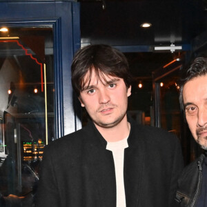Michaël Abiteboul, Alain-Fabien Delon et guest lors de l'avant-première du film "Jours sauvages" au cinéma Max Linder à Paris le 3 avril 2023. © Tony Fitoussi / Bestimage