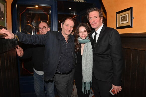 Lola Aubrière et le réalisateur David Lanzmann lors de l'avant-première du film "Jours sauvages" au cinéma Max Linder à Paris le 3 avril 2023. © Tony Fitoussi / Bestimage 