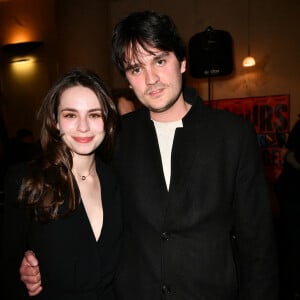 Lola Aubrière, Alain-Fabien Delon lors de l'avant-première du film "Jours sauvages" au cinéma Max Linder à Paris le 3 avril 2023. © Veeren / Bestimage