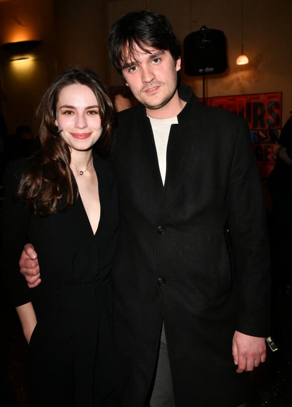 Lola Aubrière, Alain-Fabien Delon lors de l'avant-première du film "Jours sauvages" au cinéma Max Linder à Paris le 3 avril 2023. © Veeren / Bestimage