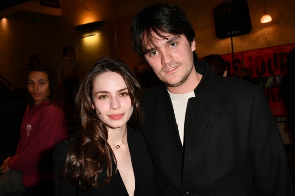 Lola Aubrière, Alain-Fabien Delon lors de l'avant-première du film "Jours sauvages" au cinéma Max Linder à Paris le 3 avril 2023. © Veeren / Bestimage