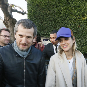 Guillaume Canet et Marion Cotillard lors de l'avant-première du film "Nous finirons ensemble" au cinéma le Rex d'Andernos-les-Bains, bassin d'Arcachon, France, le 17 avril 2019. © Patrick Bernard/Bestimage