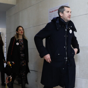 Marion Cotillard et Guillaume Canet à la Cinémathèque française de Paris le 2 avril 2019. © Agence/Bestimage