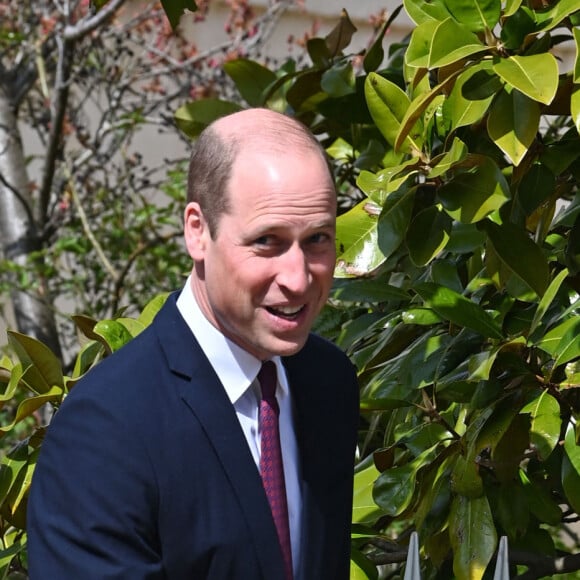 Le prince William, prince de Galles, Le prince Louis de Galles - La famille royale du Royaume Uni arrive pour assister à la messe de Pâques à la chapelle Saint Georges au château de Windsor, le 9 avril 2023. 