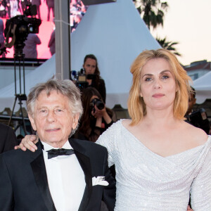Roman Polanski et sa femme Emmanuelle Seigner - Descente des marches du film "D'Après une Histoire Vraie" lors du 70e Festival de Cannes. Le 27 mai 2017. © Borde-Jacovides-Moreau / Bestimage