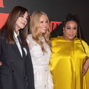 Monica Bellucci, Toni Collette, Sophia Nomvete - Première du film "Mafia Mamma" à New York, le 11 avril 2023.