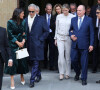 S'ils avaient fait le déplacement, c'est parce qu'ils avaient été invités par la Fondation Andrea Bocelli.
Le prince Albert II de Monaco et la princesse Charlène de Monaco à la sortie de Fondation Andrea Bocelli au Palazzo Gondi à Florence, le 12 avril 2023.