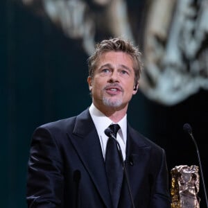 Brad Pitt - David Fincher reçoit un César d'honneur lors de la 48ème édition des César à l'Olympia à Paris le 24 février 2023 © Olivier Borde / Dominique Jacovides / Bestimage 