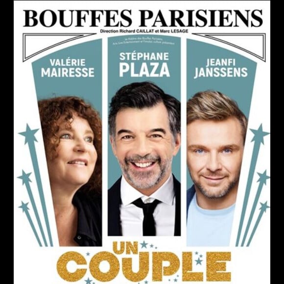 Affiche de la pièce "Un couple magique"