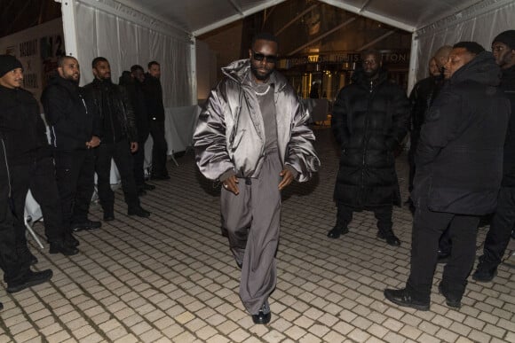 Exclusif - Gims - Les célébrités au concert de Jay Z à la fondation Louis Vuitton à Paris, France, le 14 avril 2023. © Da Silva-Perusseau/Bestimage 