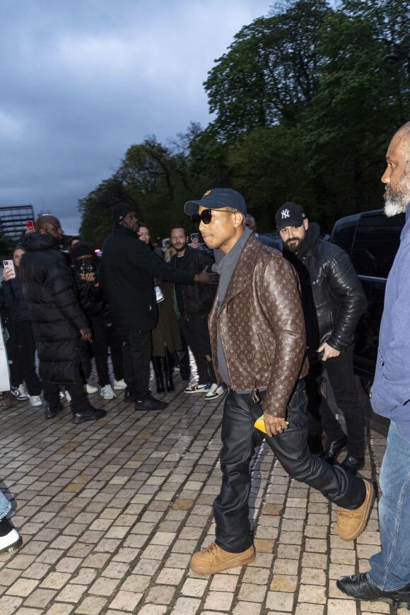 Exclusif - Pharrell Williams - Les célébrités au concert de Jay Z à la fondation Louis Vuitton à Paris, France, le 14 avril 2023. © Da Silva-Perusseau/Bestimage 