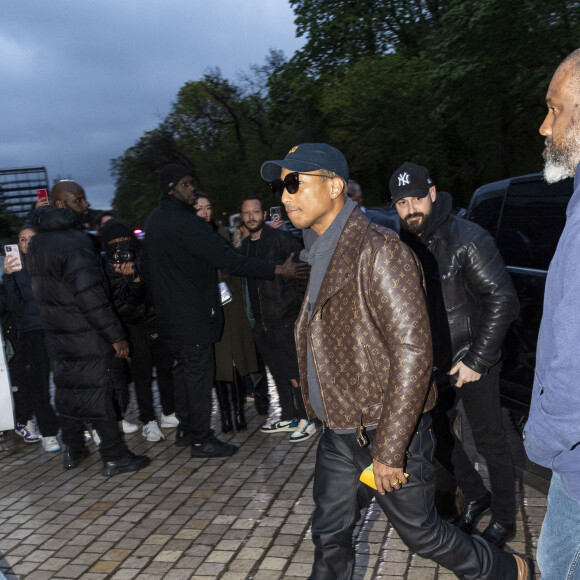 Exclusif - Pharrell Williams - Les célébrités au concert de Jay Z à la fondation Louis Vuitton à Paris, France, le 14 avril 2023. © Da Silva-Perusseau/Bestimage 