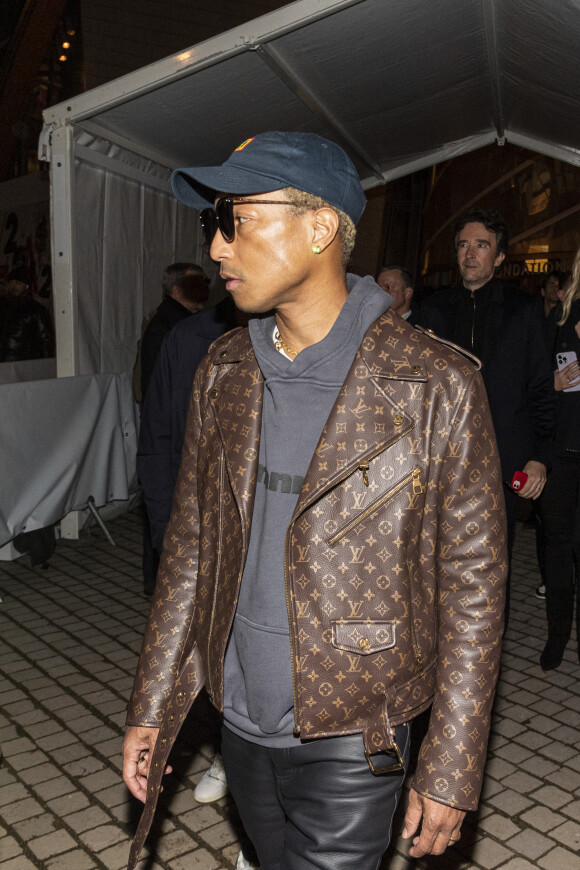 Exclusif - Pharrell Williams - Les célébrités au concert de Jay Z à la fondation Louis Vuitton à Paris, France, le 14 avril 2023. © Da Silva-Perusseau/Bestimage 