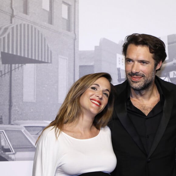 Victoria Bedos, (enceinte) Nicolas Bedos et leur mère Joëlle Bercot - Photocall de la cérémonie d'ouverture à la Halle Tony Garnier du 11ème Festival Lumiere 2019 de Lyon le 12 octobre 2019. © Dominique Jacovides / Bestimage 