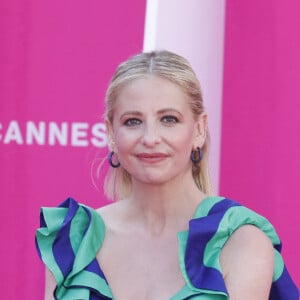 Sarah Michelle Gellar ("Buffy contre les vampires") laisse ses empreintes lors du festival Canneseries à Cannes, le 19 avril 2023. L'actrice américaine recevra à cette occasion le prix Canal + Icon Award. © Denis Guignebourg / Bestimage 