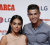 Le Portugais est un homme heureux et en couple depuis plusieurs années avec Georgina Rodriguez
 
Cristiano Ronaldo et sa compagne Georgina Rodriguez assistent au Prix Marca Leyenda à Madrid en Espagne, le 29 juillet 2019.