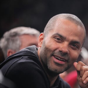 Tony Parker - People au Match de basket, Asvel vs Paris Basket à l'Accor Arena Bercy à Paris le 22 janvier 2023. 