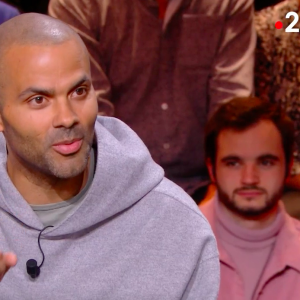 Tony Parker dans l'émission "Quelle époque !", le 22 avril 2023.