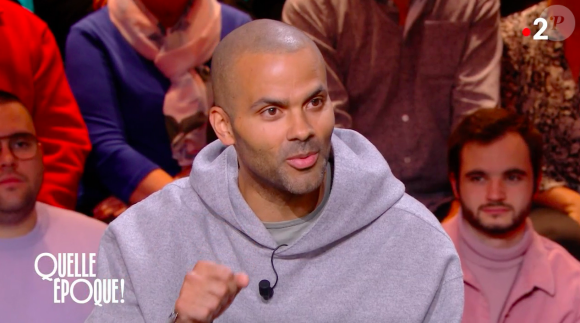 Tony Parker dans l'émission "Quelle époque !", le 22 avril 2023.