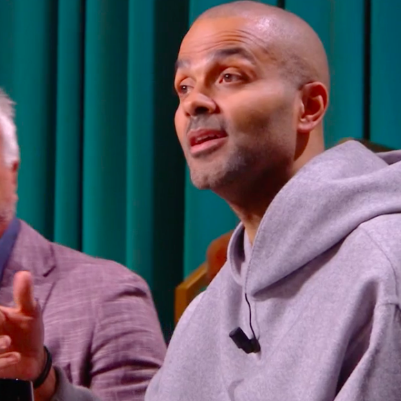 Tony Parker dans l'émission "Quelle époque !", le 22 avril 2023.