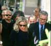 Véronique Sanson aux obsèques de Michel Berger, en 1992