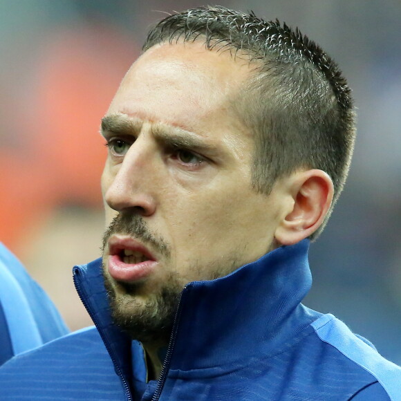 Franck Ribery - Match comptant pour la qualification de la prochaine Coupe du Monde de football au Bresil entre la France et l' Espagne (0-1) au stade de France a Saint-Denis le 26 mars 2013.