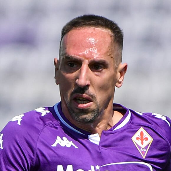 Franck Ribery de l'ACF Fiorenta lors du match de championnat Serie A opposant la Fiorentina à Juventus au stade Artemio Franchi à Florence, Italie, le 25 avril 2021. © Inside/Panoramic/Bestimage