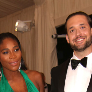 Alexis Ohanian et sa fiancée Serena Williams enceinte - Les célébrités arrivent au MET 2017 Costume Institute Gala sur le thème de "Rei Kawakubo/Comme des Garçons: Art Of The In-Between" à New York le 1er mai 2017. © Sonia Moskowitz/Globe Photos via ZUMA Wire