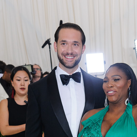 Alexis Ohanian et sa fiancée Serena Williams enceinte - Les célébrités arrivent au MET 2017 Costume Institute Gala sur le thème de "Rei Kawakubo/Comme des Garçons: Art Of The In-Between" à New York, le 1er mai 2017 © Christopher Smith/AdMedia via Zuma/Bestimage